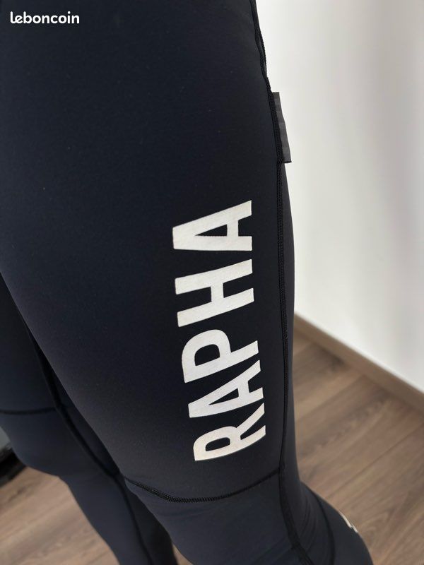 Cuissard à Bretelles (bib Short) Rapha Pro Team Training Femme XL - Neuf Avec étiquettes, Noir Et Blanc