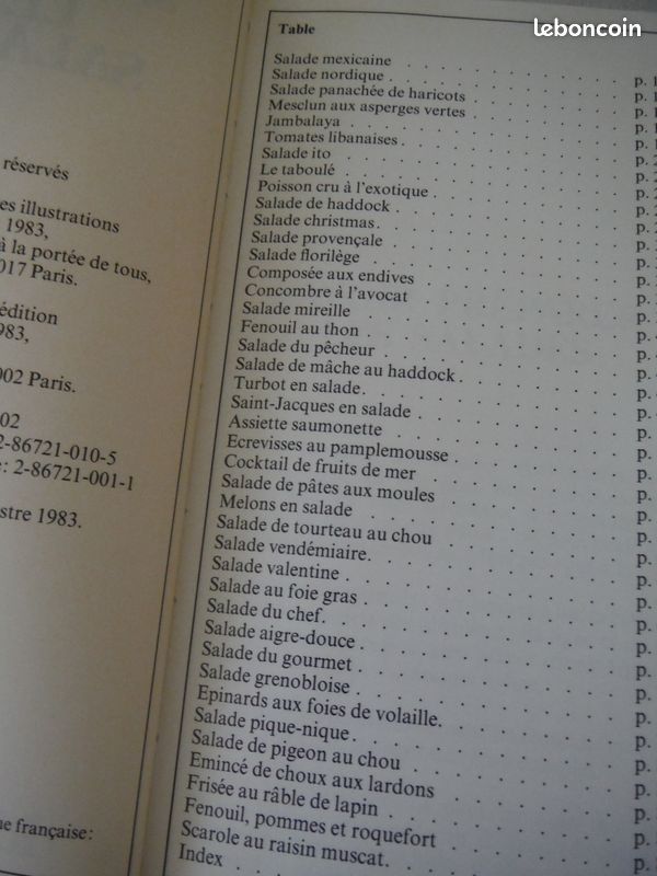 IDEES RECETTES : Savoir Préparer Les SALADES - 92 pages (image 3)
