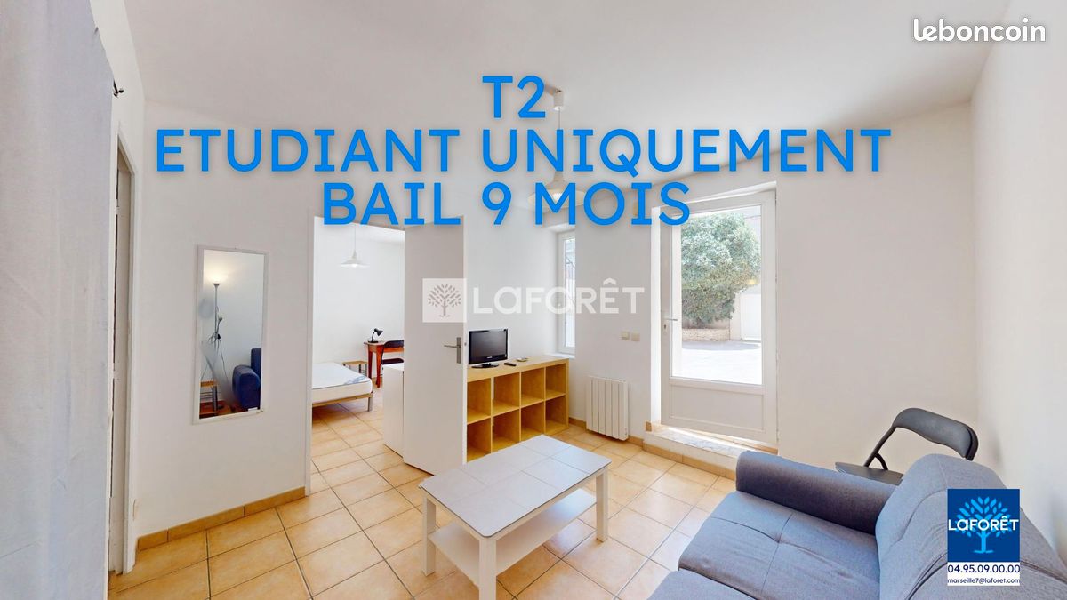 Appartement 2 pièces 38 m² · à Marseille · 38 m² · 720 €