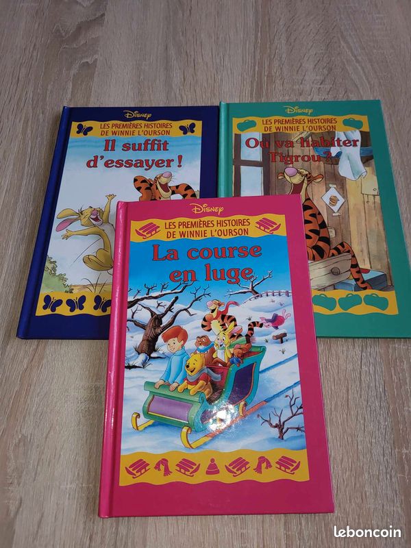 Lot 3 livres enfant "Les premières histoires de Winnie l'ourson" (image 1)