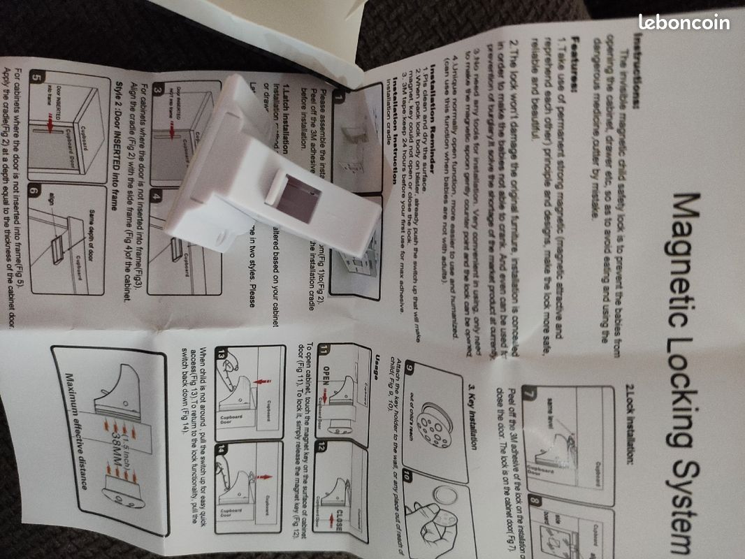 Système de verrouillage magnétique pour enfants (image 2)