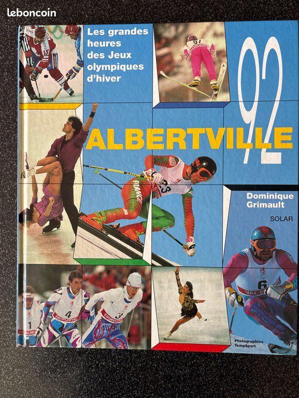 Affiche Collector PANINI – Jeux Olympiques Albertville 92 – État Correct