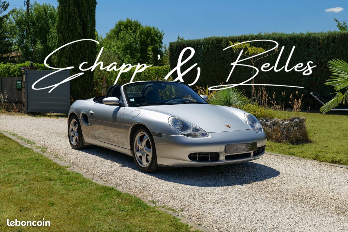 PORSCHE Boxster S Type 986 3.2l boite mécanique – Échappement Inox – Radars de recul – Capote neuve – Très bel état - Climatisation automatique (image 1)
