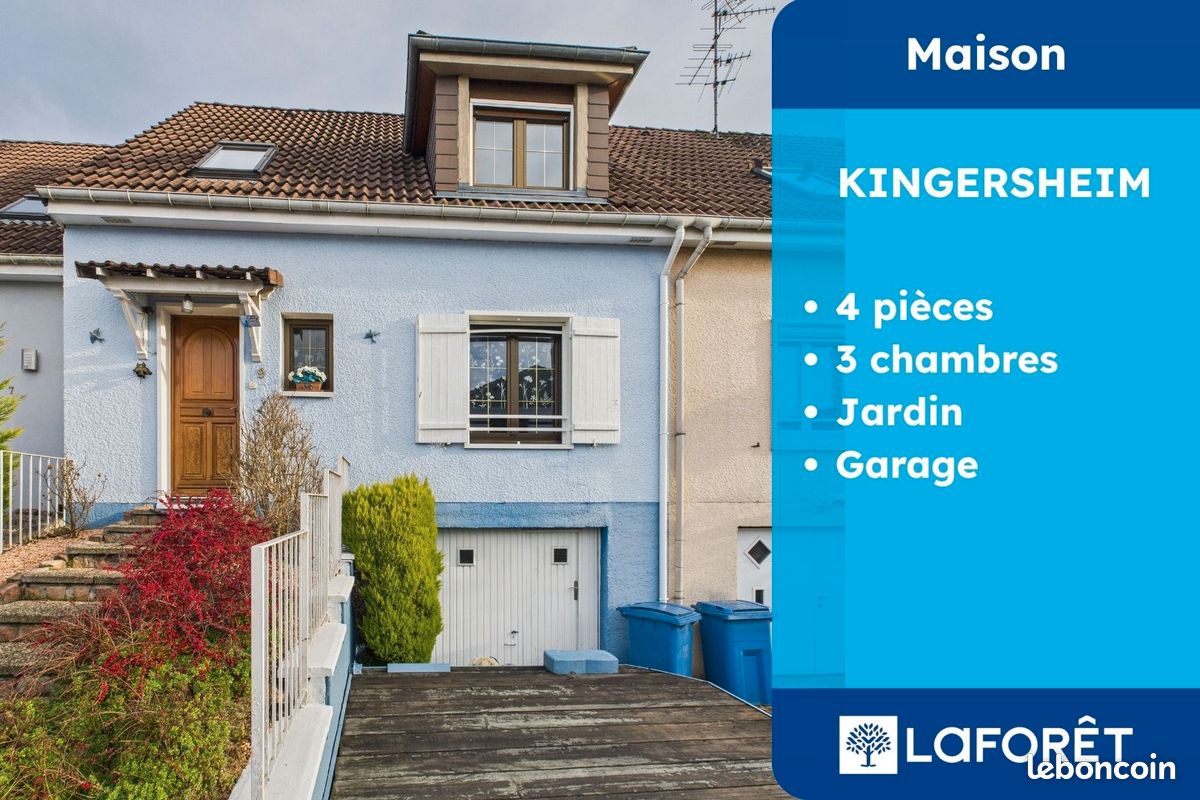 Maison 4 pièces 82 m² · à Kingersheim · 82 m² · 195 000 €