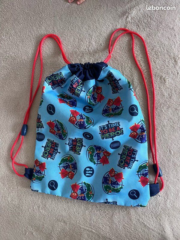 Sac à dos piscine pjmasks maternelle (image 4)