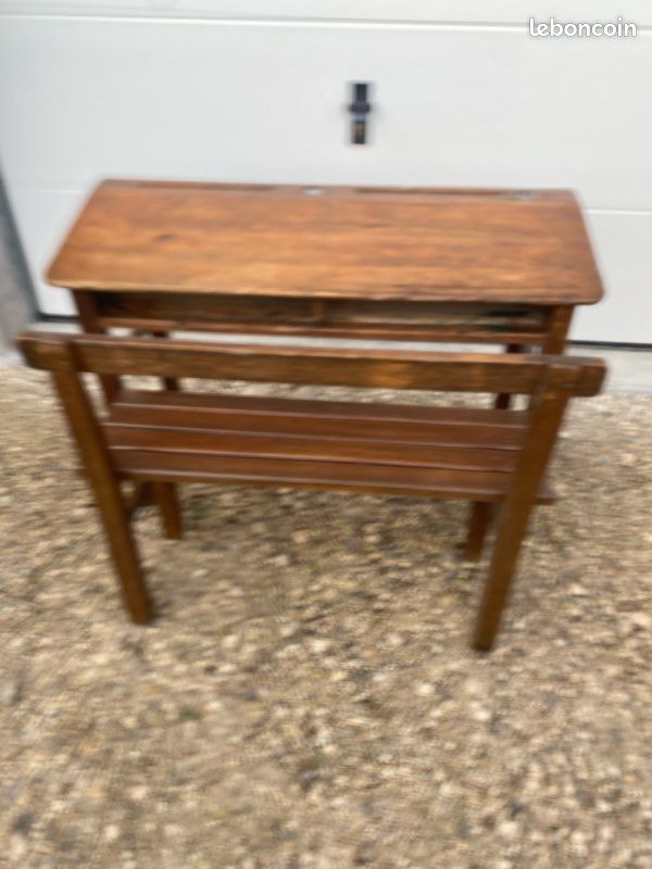 Bureau écolier d époque (image 1)