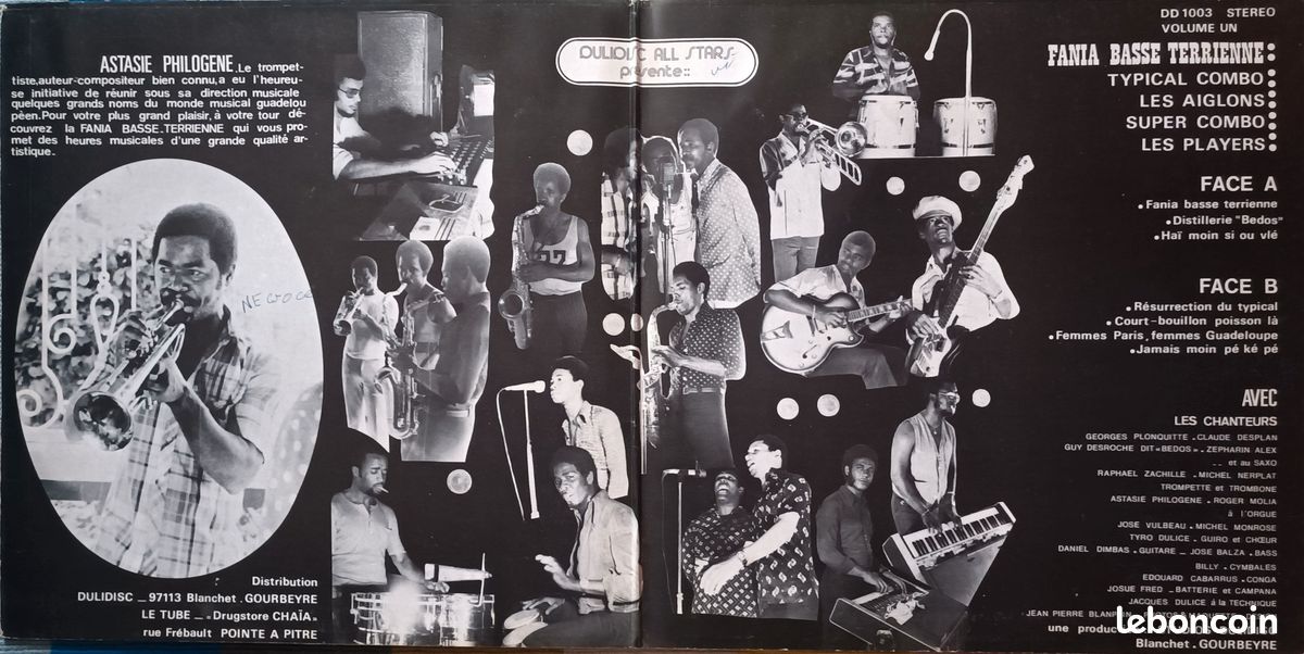 Disque Vinyle Fania Basse Terrienne "Fania Basse Terrienne Volume 1" (image 2)