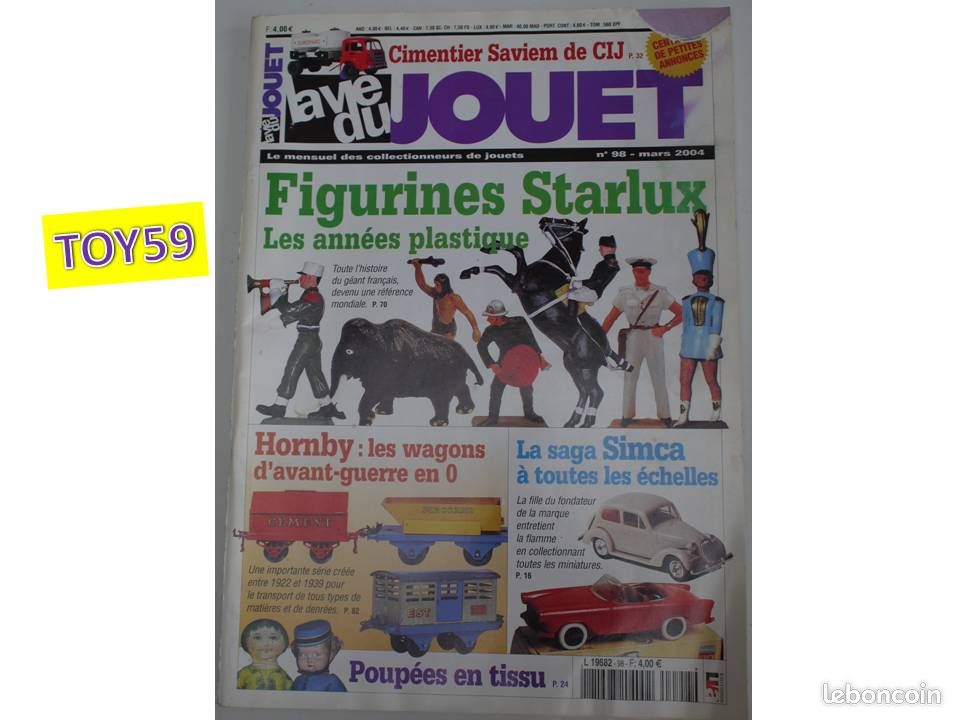 La Vie du Jouet: FIGURINES STARLUX -jo (image 1)
