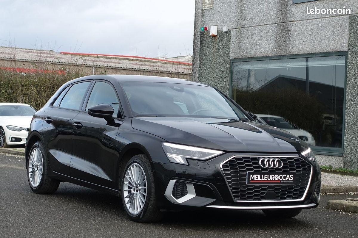 A3 Sportback 35 Tdi S-Tronic 150ch Virtual cockpit/Cuir Sport Chauffant/Gps europe/Carplay/Caméra/Attelage/1*Main/Garantie 12 mois (image 3)