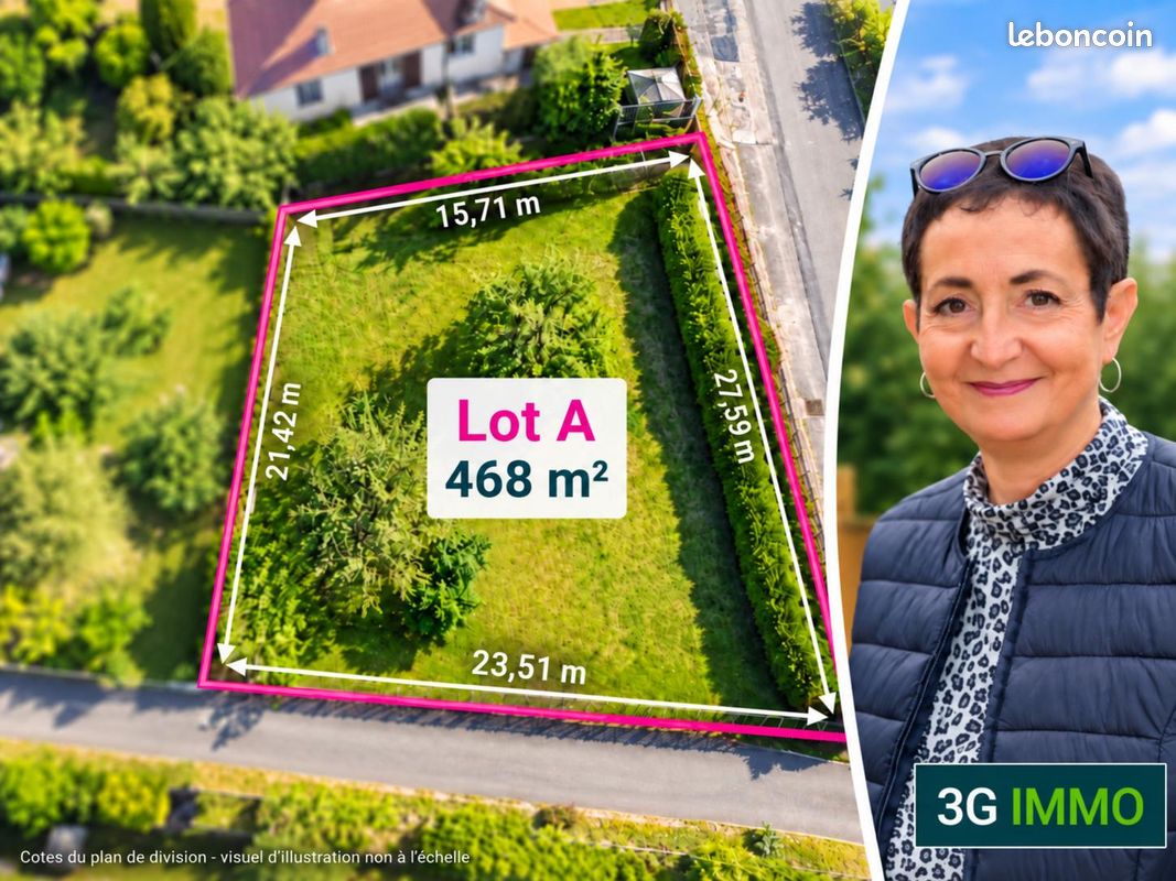 Terrain 468 m² · à Gressey · 468 m² · 108 000 €