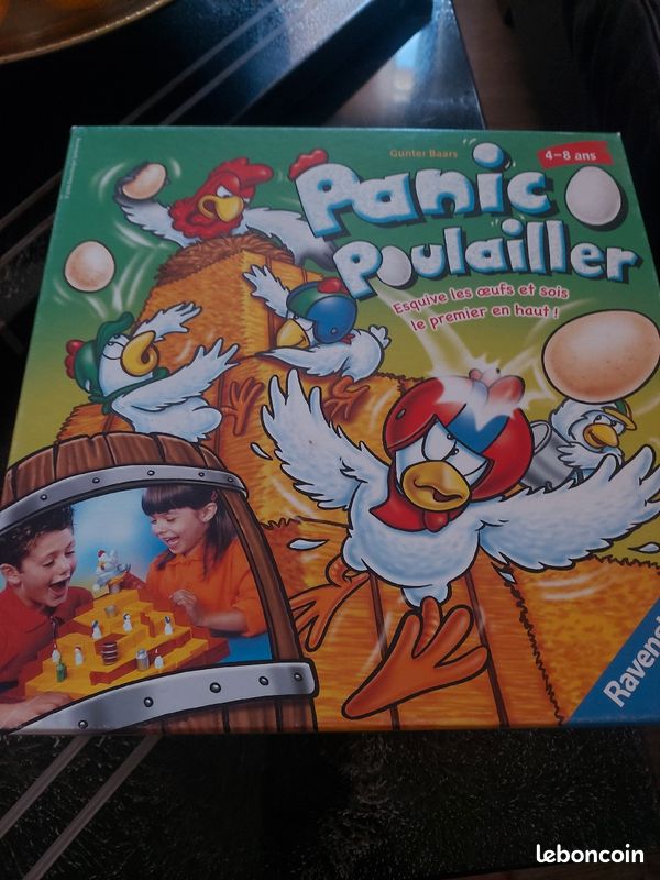Jeu de société panic o poulailler ravensburger aucun envoi merci (image 1)
