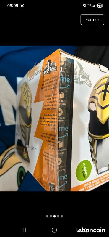 Buste Pcs Collectibles - Power Rangers - 1/1 White Ranger 63 Cm - SERIE TV