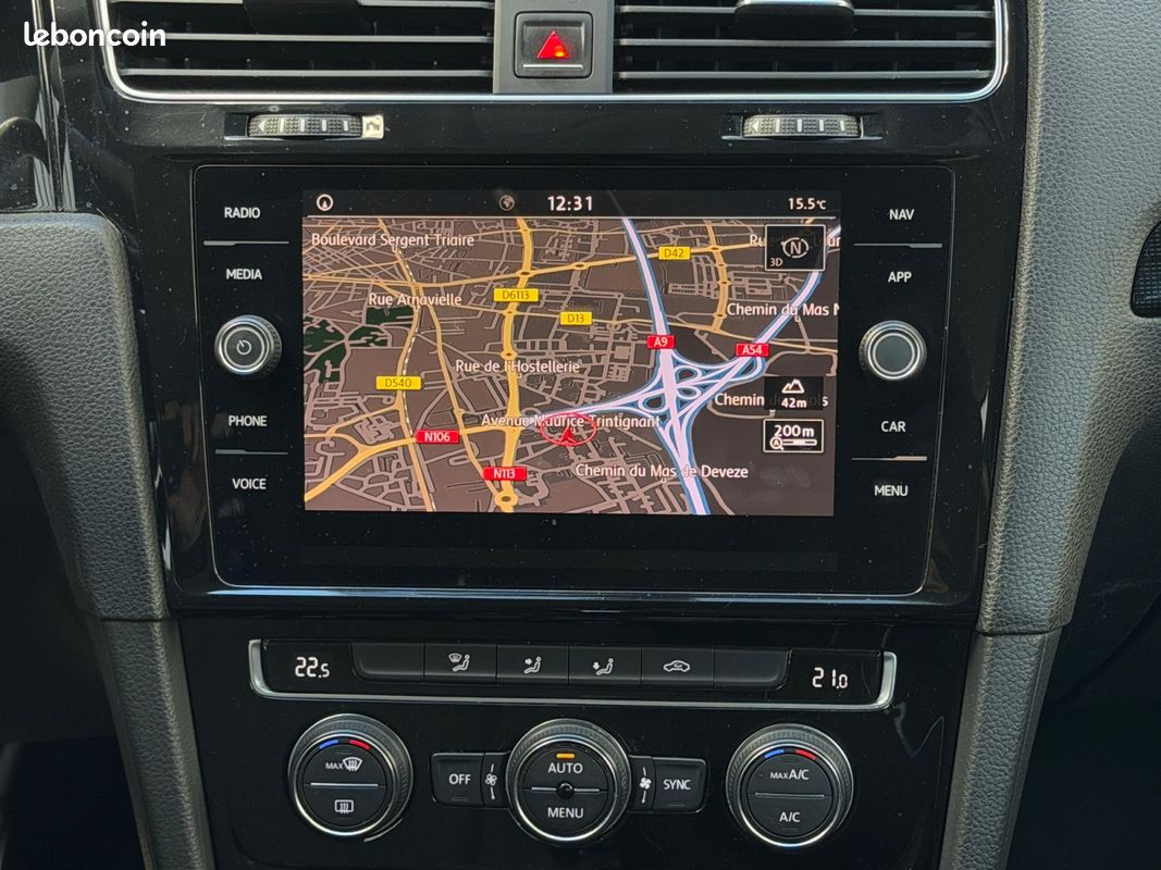 VOLKSWAGEN GOLF 1.4 TSI 125 DSG7 Sound - Carplay - Caméra - ACC - GARANTIE 12 MOIS (image 14)