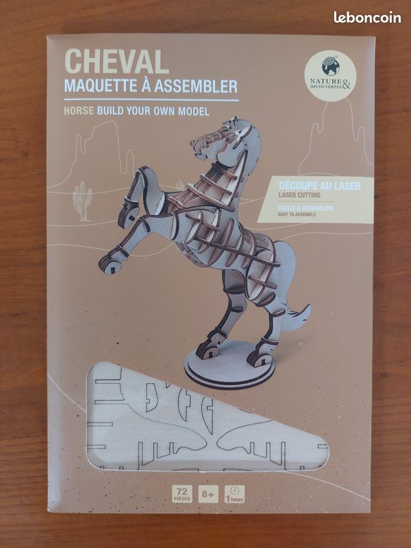 Maquette Cheval à Assembler (NEUF Sous Emballage) (image 2)