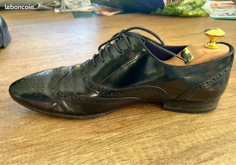 Chaussures homme Richelieu noir (image 5)