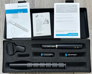 Micro Canon Sennheiser ME66 + K6 – Quasi Neuf Avec étui Et Pince