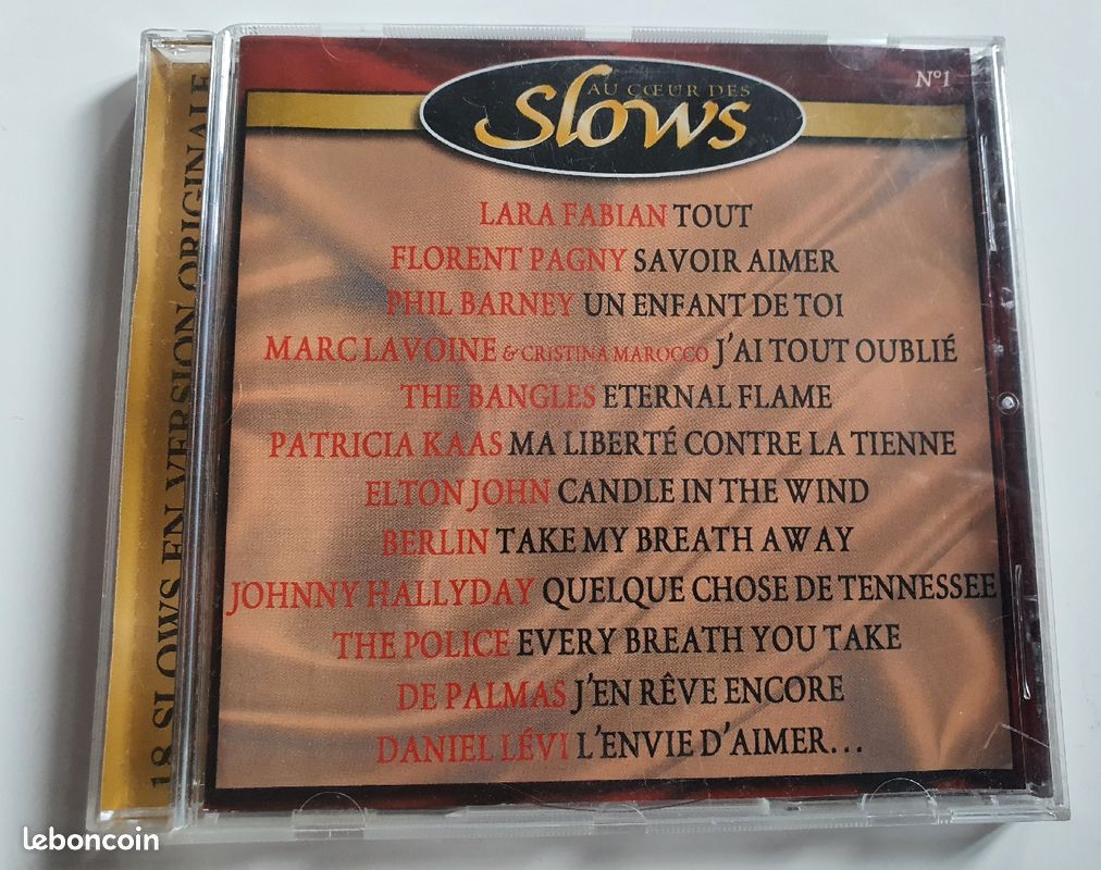 Cd compilation Au Cœur Des Slows (image 1)