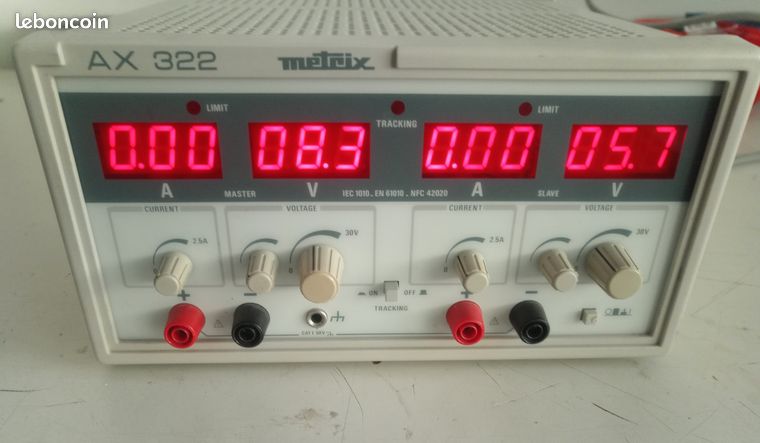 Alimentation de Laboratoire 30V 5A, Alimentation DC Ajustable avec
