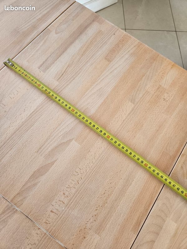 Table en pin massif avec alonge 203 cm x 100 cm (image 13)