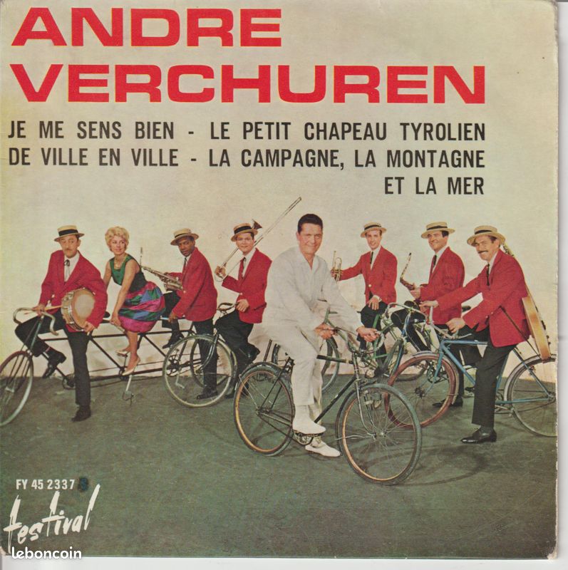 André Verchuren - je me sens bien - 45 tours (image 1)