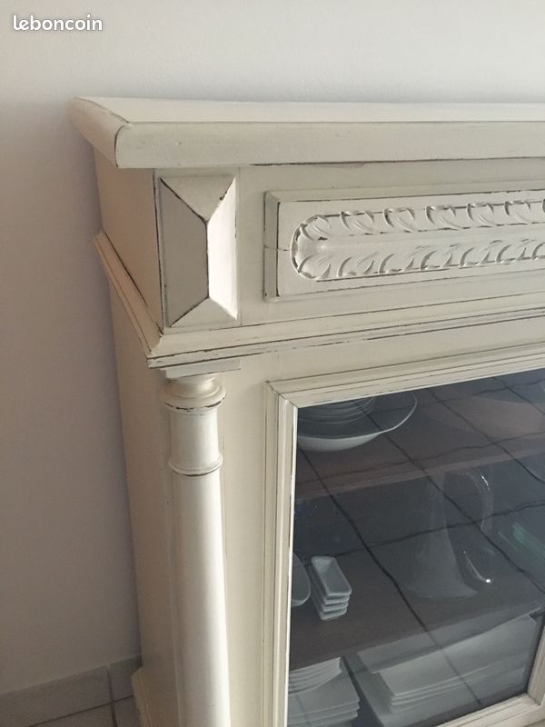 Buffet bas blanc cerusé (image 5)