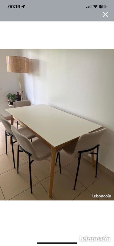 Table à manger extensible (image 3)