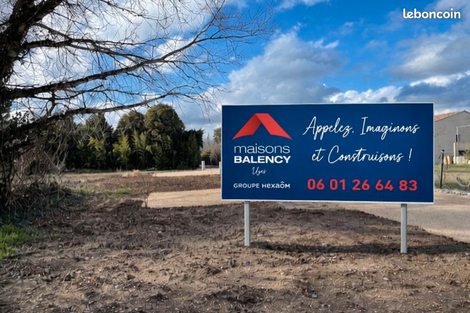 Terrain 816 m² Saint Quentin La Poterie · à Saint-Quentin-la-Poterie · 195 520 €