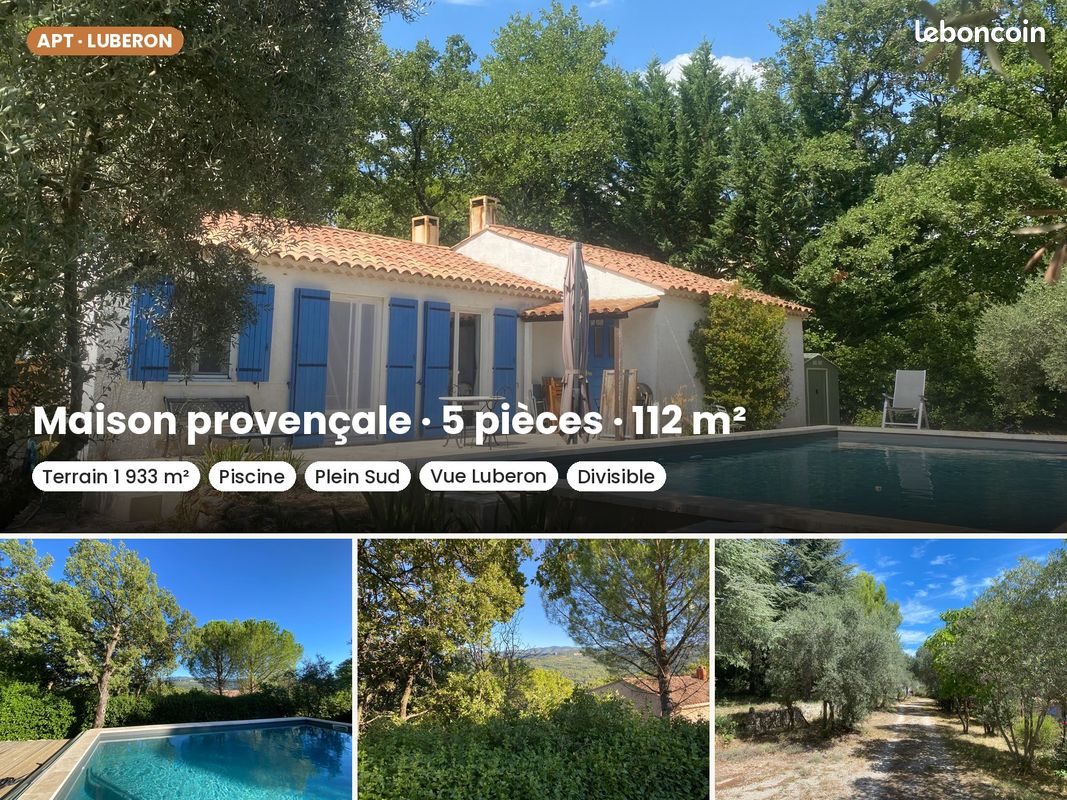 Maison 5 pièces 112 m² · à Apt · 112 m² · 310 000 €