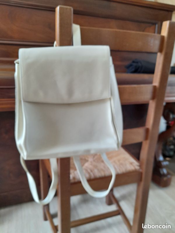 Sac à main bretelles dos beige (image 8)