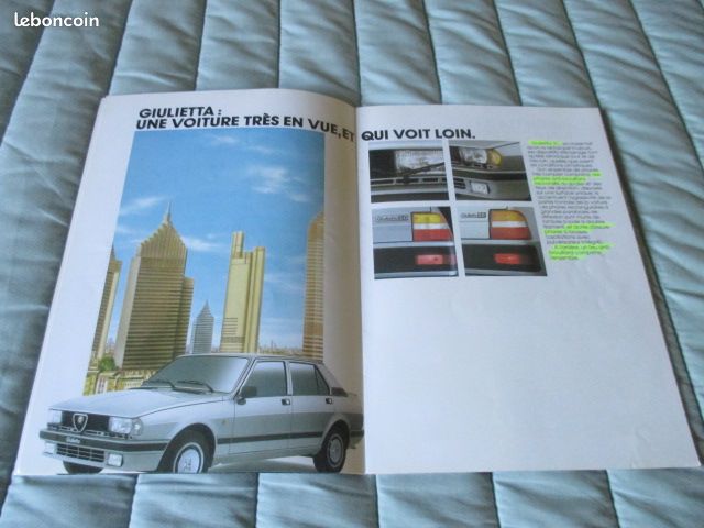 Beau catalogue publicitaire sur alfa romeo giulietta (image 2)