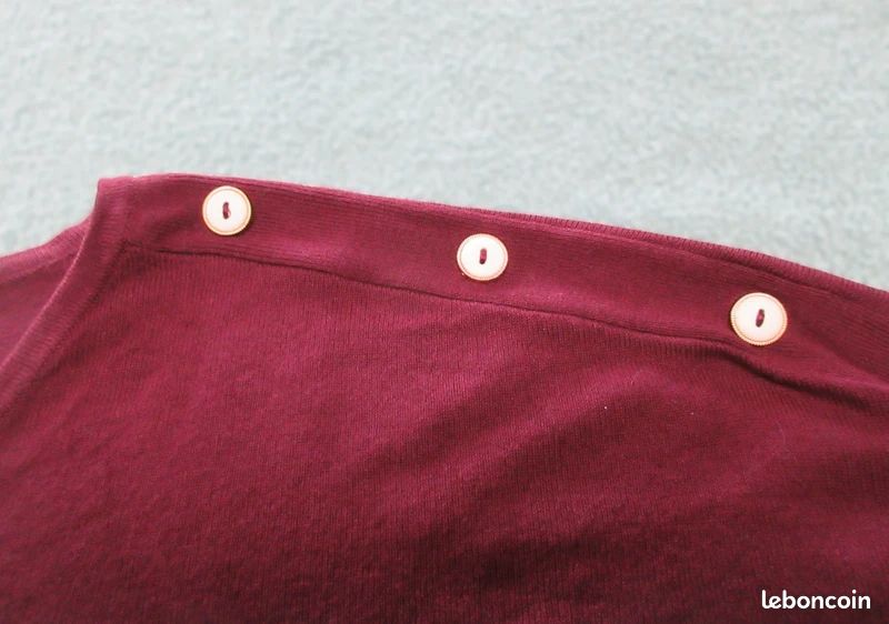 Grain De Malice Acrylique Grain De Malice - Manches Longues En Acrylique - Coupe Droite Pull Col V Femme