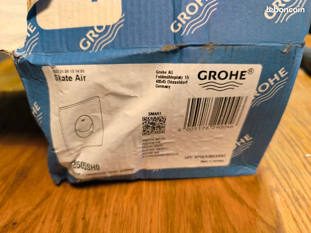 Plaque wc suspendu Grohe skate air (neuf ) (image 2)