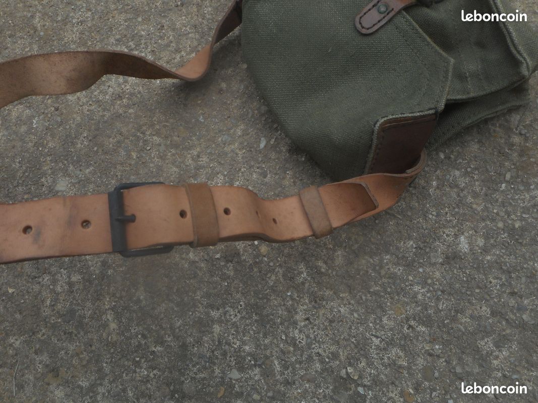 Militaria porte chargeur FM 24 29 1er type après guerre daté 1-57 (image 8)