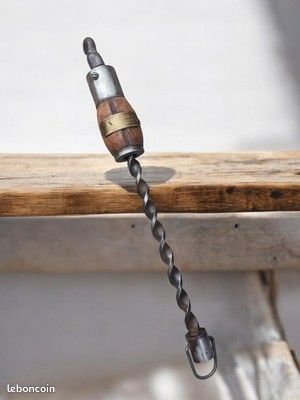 Ancienne Perceuse à Main K3CA – Longueur 44 Cm, Acier, état Correct