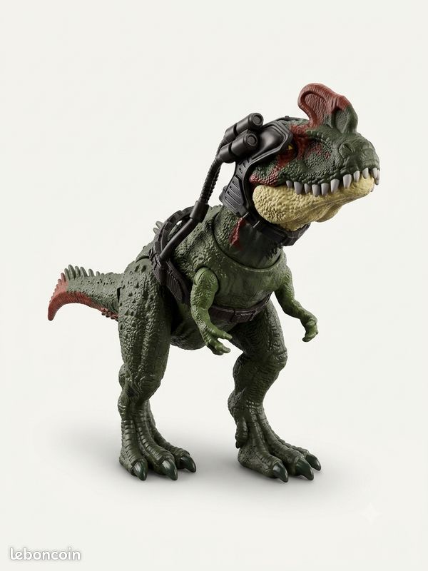 🦖 Dinosaure Cryolophosaurus + Équipement Capture - Mattel Jurassic World (image 1)