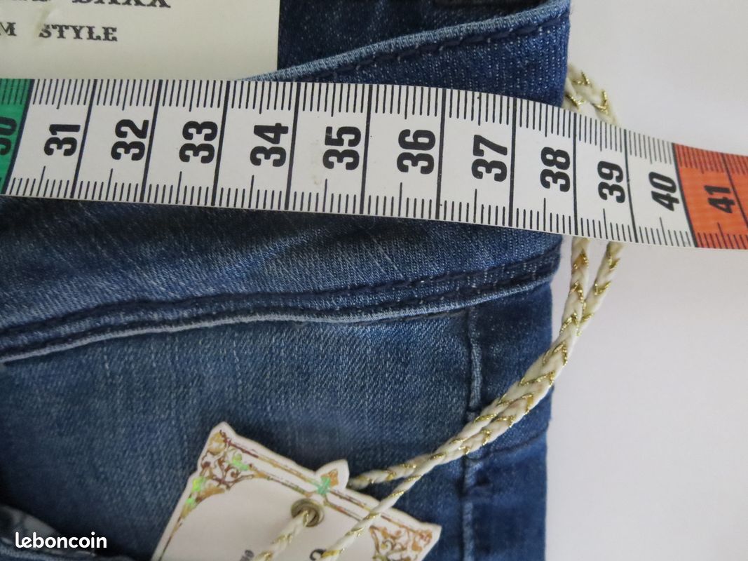 Jean bleu Cipo & Baxx – 91 % coton – Taille 38 – Neuf (image 6)