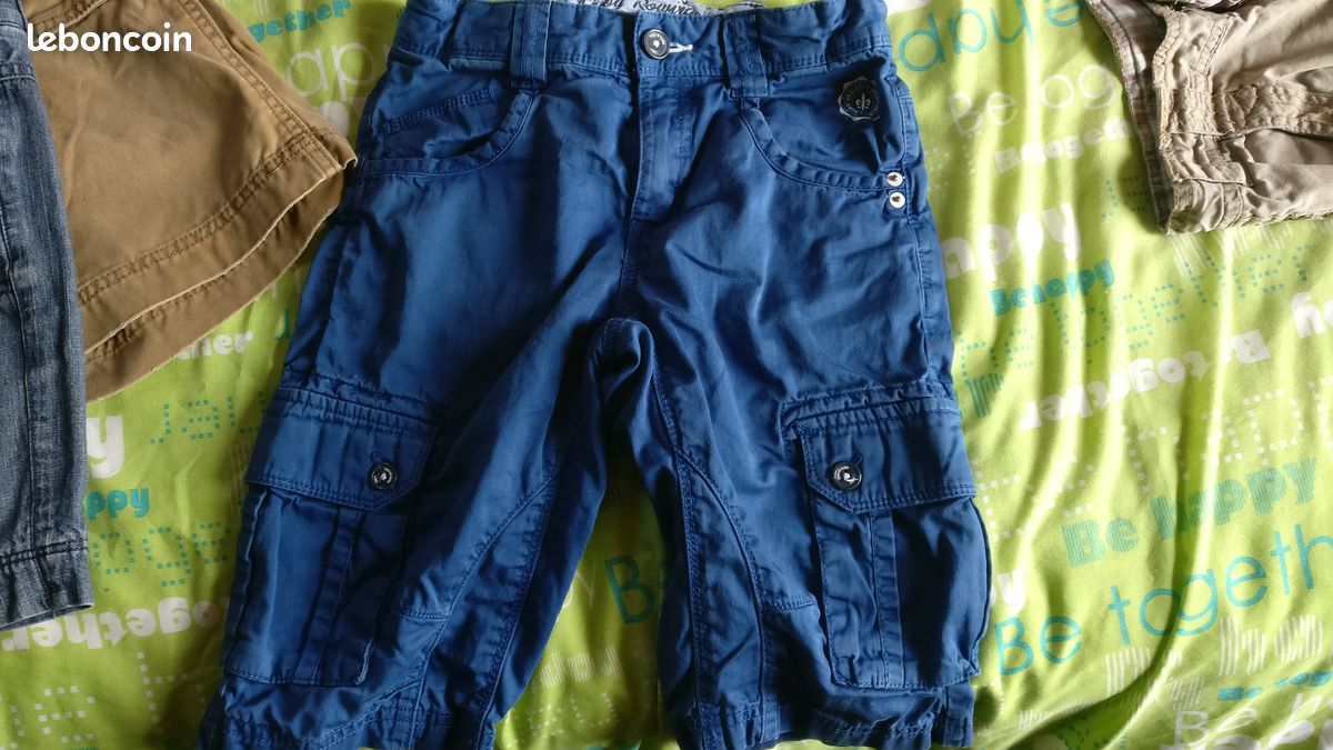 Lot2 bermudas 7-8ans (image 2)