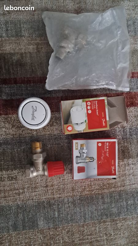 Vanne radiateur et bulbes thermostatiques danfoss et Oventrop (image 1)