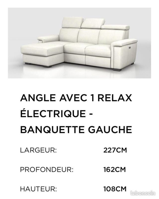 Canapé d'angle cuir poltronesofa (image 3)