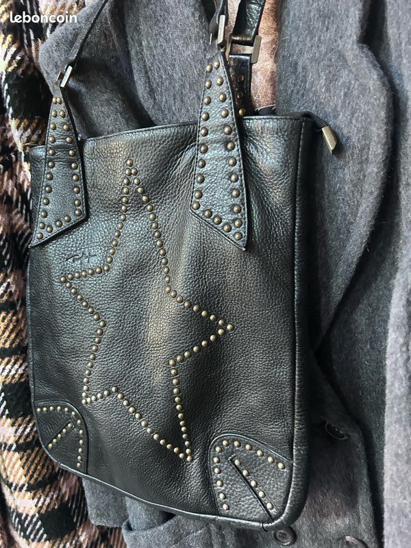 Sac Bowling Thierry Mugler Cuir Et Cotte De Mailles – Neuf – Pièce De Collection