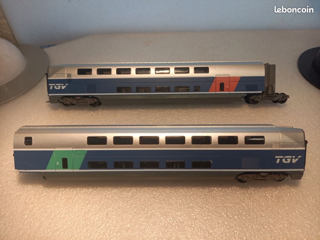 Coffret 3 voitures complémentaires TGV duplex MEHANO ref. 55355/T700