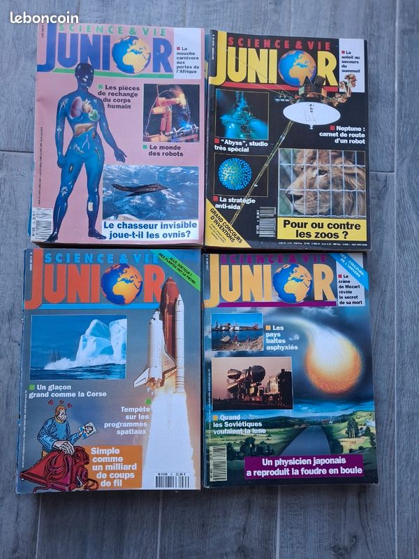 Lot de 42 magazines Science et Vie Junior 1989/93 (image 1)