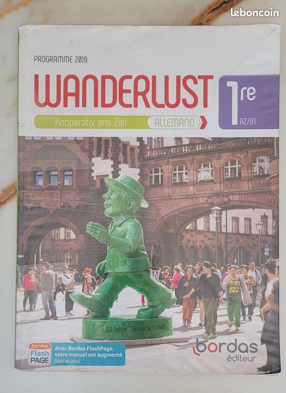Livre 1ere Allemand WANDERLUST - 9782047336410 (image 1)