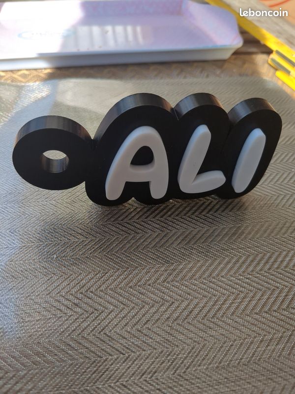 Impression 3D en forme de porte clé (image 1)