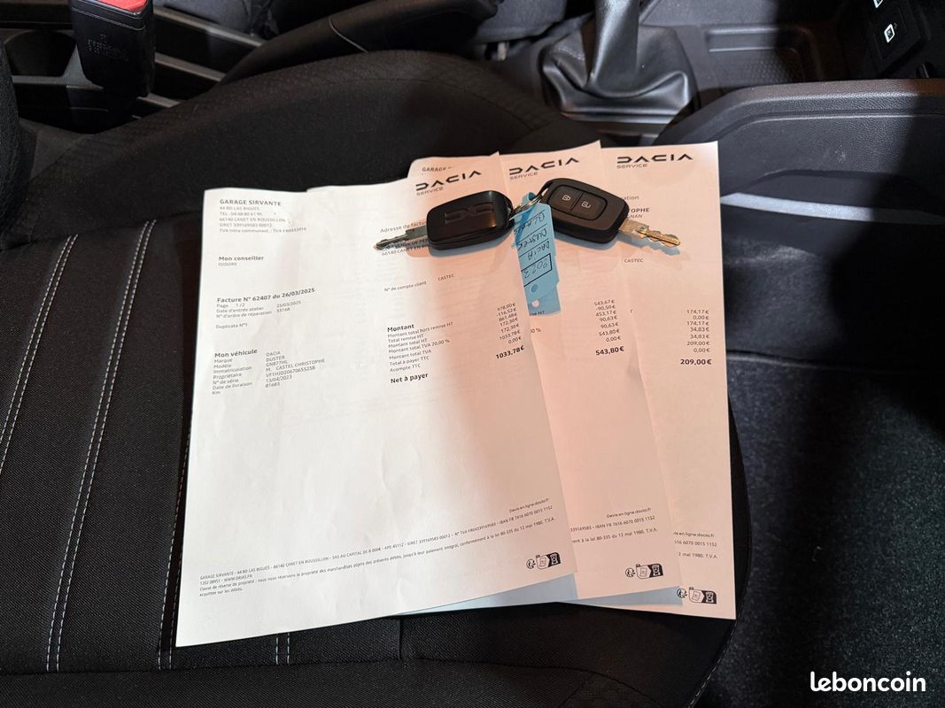 Dacia duster 1.5 blue-dci 115 ch expression de 1 ere main / radar de recul / CarPlay / clim auto / garantie 6 mois (image 10)