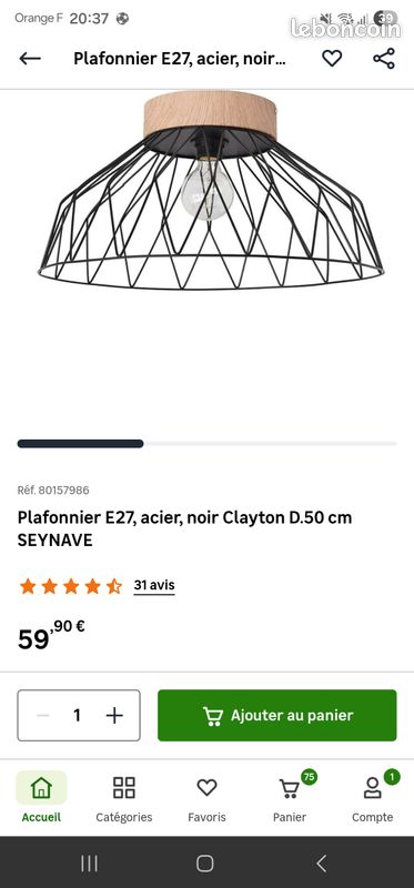 Plafonniers (image 2)