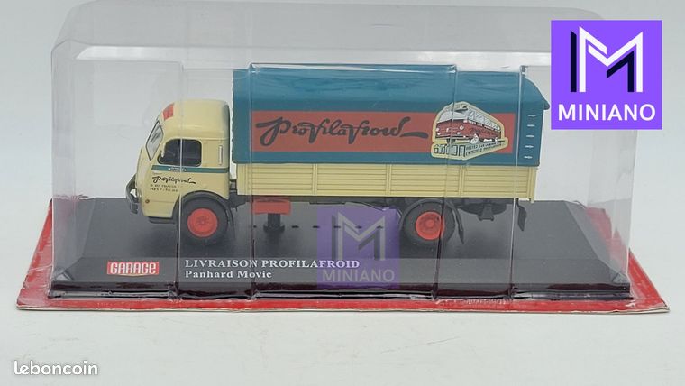 Camion Miniature Panhard MOVIC CORDIER 1952 à L’échelle 1/43 – Modèle IXO Neuf Dans Sa Boîte