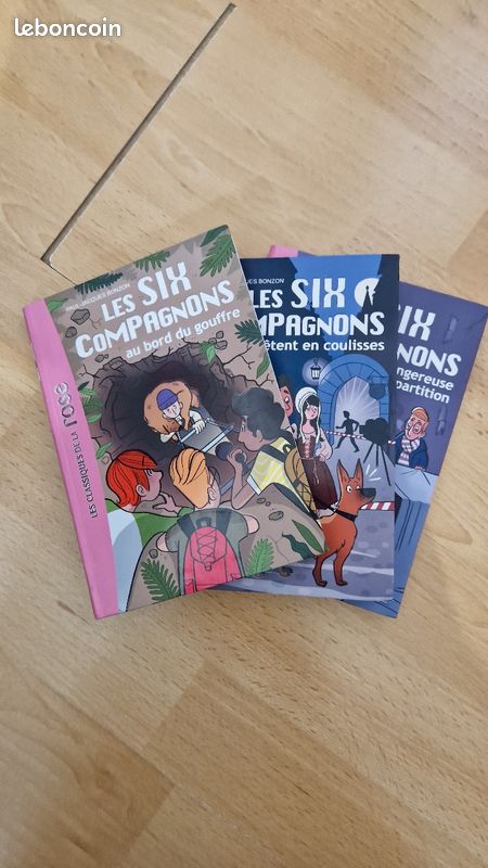 Lot de 9 livres "Les six compagnons" (image 2)