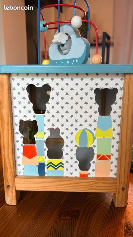 Cube en bois bébé (image 2)