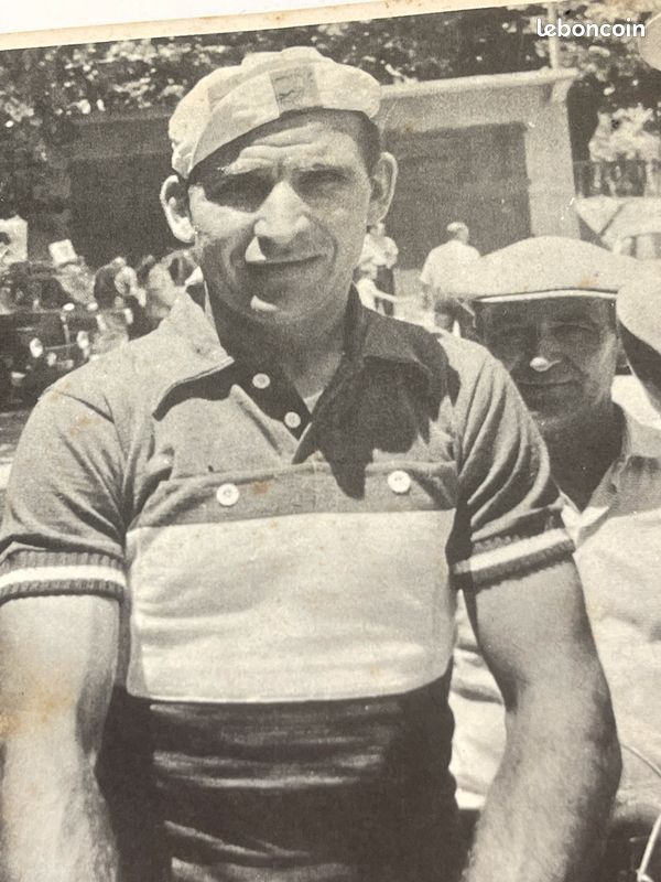 Casquette de course cycliste française des années 1960 pour